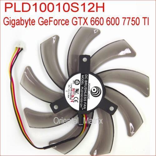 PLD10010S12H 12V 0.30A 95mm VGA Fan For Gigabyte GeForce GTX 660 600 7750 TI Graphics Card Cooling Fan 3Pin
