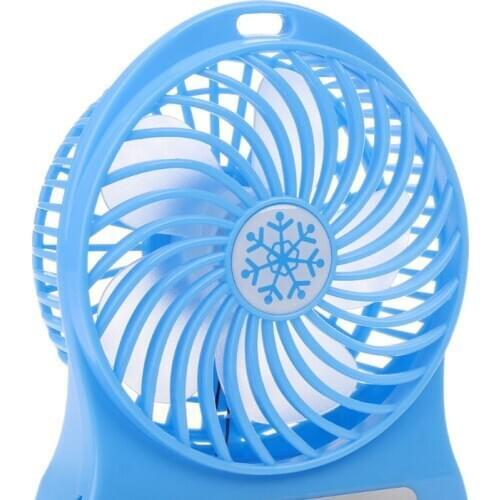 Drop Ship&Wholesale HOT SALE Portable LED Light Fan Air Cooler Mini Desk USB Fan Third Wind USB Fan Sep. 16