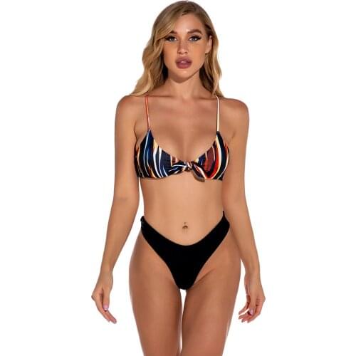Split Swimsuit Sexy Suspender Bikini