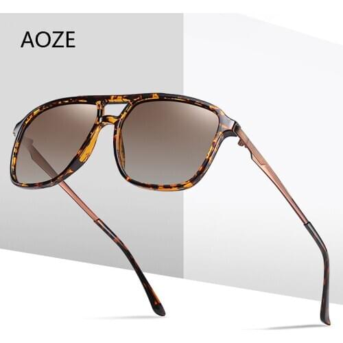 2020 Luxury square sunglasses men TR Polarized fashion brand designer high quality driving Outdoor Anti-glare sunglasses UV400