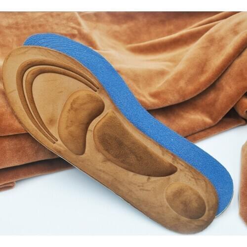 Winter Warm Shoe Pad 4D Suede Memory Foam Insole Arch Support Orthopedic Insoles For Shoes Heel Pad Flat Foot Feet Care Unisex