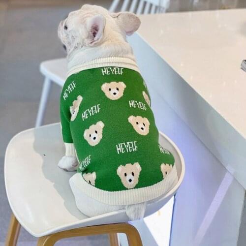 Dog Sweater Winter Pug Dog Clothes French Bulldog Costume Coat Outfit Garment Poodle Schnauzer Shiba Inu Clothing Apparel