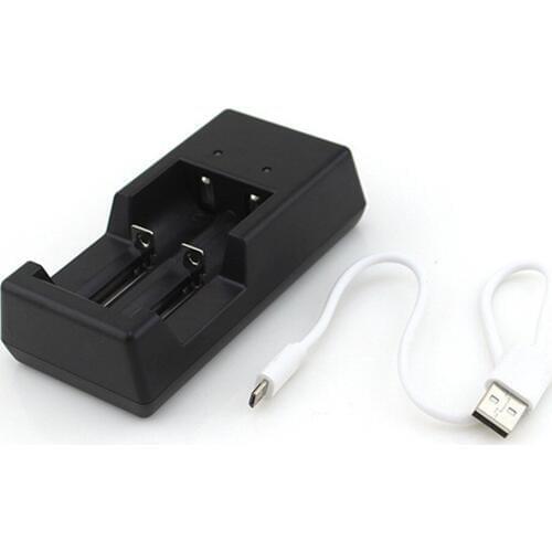 TOMO V6-2 Intelligent USB Charger 1.2V 3.7V For 18650 16340 14500 AA AAA Battery with usb cables