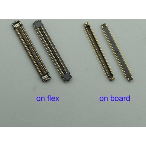 2pcs For Samsung A50 A505 A505F USB Charger Charging Dock Port FPC Connector Contact Plug On Board Mainboard on Flex Cable 64pin