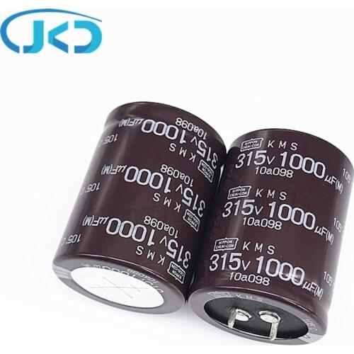 2Pcs 1000uF 315V NCC KMS Series 35*45mm Low ESR 315V1000uF Aluminum Electrolytic Capacitor NIPPON CHEMI CON