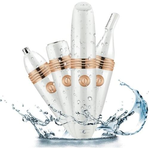 Women Electric Shaver 3-in-1 Painless Women Razors Body Hair Removal Bikini Trimmer Rechargeable Cordless Shaver Wholesales