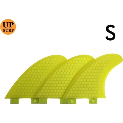 FCS G3/G5/G7 three fins SUP fiberglass honeycomb M size surfboard fin thruster future