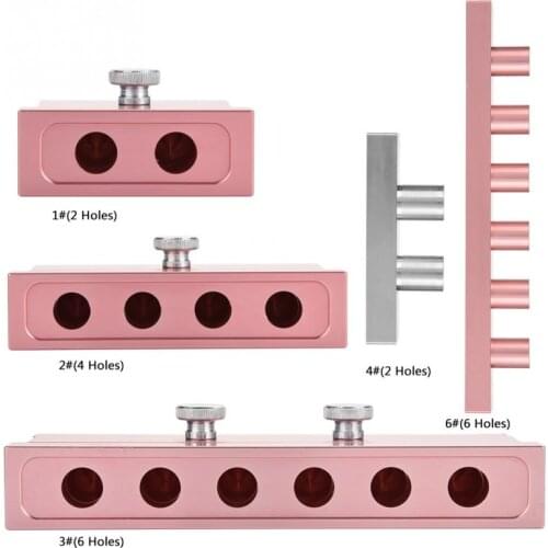 2/4/6 Holes Rose gold Aluminum Alloy Lipstick Mold DIY Lip Rouge Balm Lipbalm Fill Mould Double Good For 12.1mm Tube