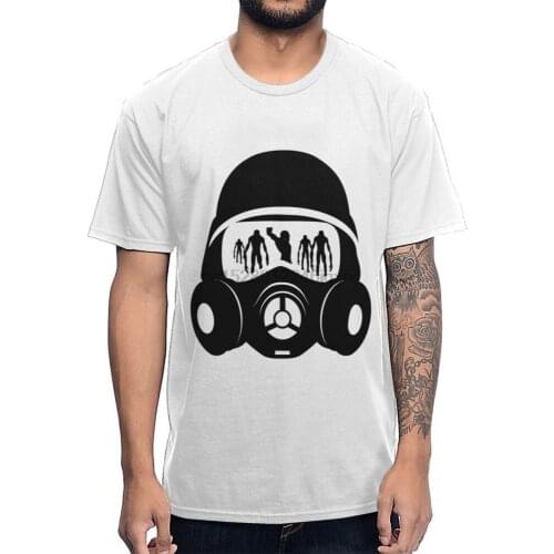 Metro Exodus Gasmask The Dark Ones T Shirt For Man 3D Print Classic O-neck Cotton Big Size Tee Shirt