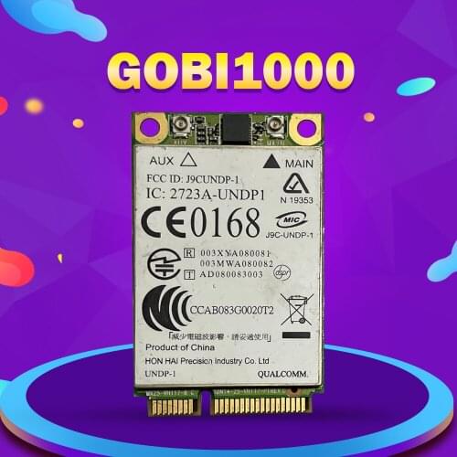 Sirra Qualcomm Gobi1000 UN2400 Mini PCI-express 2G 3G HSDPA WCDMA WWAN WIFI Card GPS