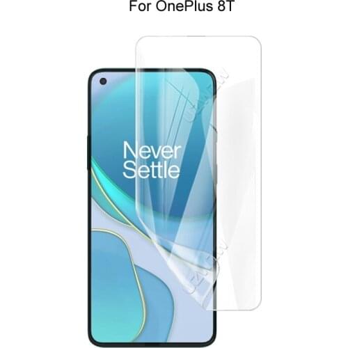 For OnePlus 8T Full Cover Soft Hydrogel Film Screen Protector