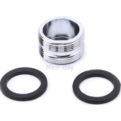 Solid Metal Adaptor Outside Thread Water Saving Kitchen Faucet Tap Aerator Connector F16 20 Dropship