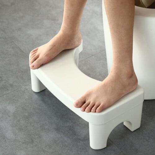 Portable Toilet Stool Step Footstool Anti-Skid Thickened Bathroom Chair Elderly Pregnant Women Anti-Fall Safety Toilet Stools