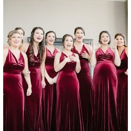 Bridesmaid Wedding Party Guest Dresses 2020 Womans Evening Formal Night Long Dress Gown