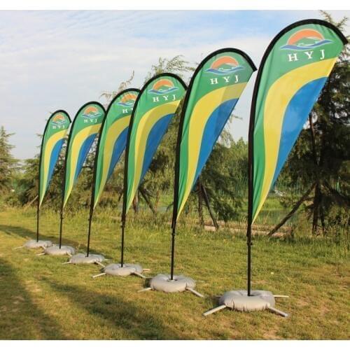 Flags And Banners Teardrop Beach Flag And Flagpole With Base Graphic Custom Printed Flag Outdoor Advertising Promotion Event