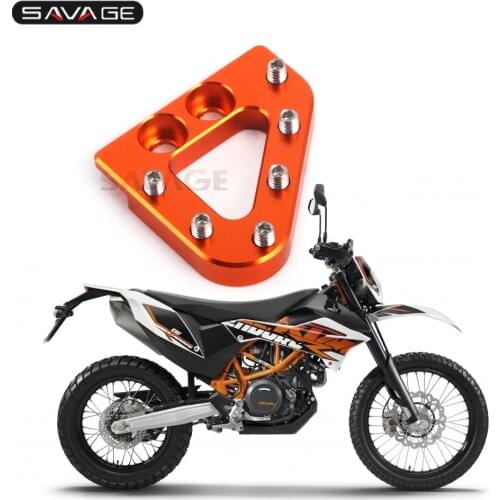 Rear Brake Pedal Footrest For EXC XC-W 125 200 250 300 400 450 500 525 530 2004-2016 2013 2014 2015 Motorcycle Accessories