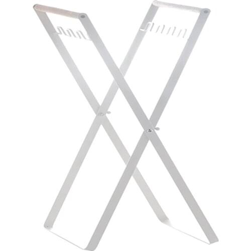 Nordic Iron Art Portable Garbage Bag Shelf Simple Foldable Storage Stand Kitchen Tote Bag Hanger