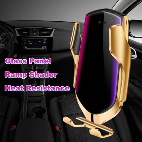 QI Wireless Car Charger Holder Mount Infrared Sensor Fast Charging For Samsung S10 S9 S8 iPhone X XR XS11 8 Automatic Clamping
