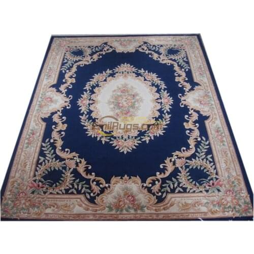 Chinese aubusson carpetswool large carpet plush rug knotted savonery Made To Order chinese aubusson rug