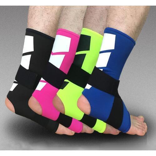 Sports Soccer Guard Ankle Brace Support Bandage Elastic Breathable Protector Elastic Basketball Climbing Foot Bracer Sleeve
