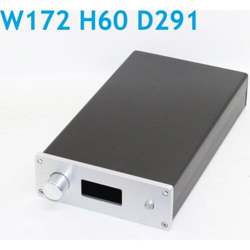1706HT Aluminum Remote Control Preamp Amplifier Chassis Amplifier Housing Amp Headphone DIY Case W172 H60 D291