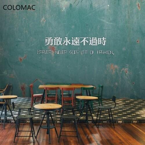 Colomac Custom Fun Graffiti Large Wallpaper 3d Letter Leisure Cafe Bar Ktv Theme Mural Decoration for Living Room Drop Shopping