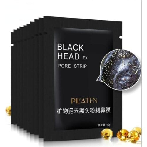 100pcs Black Head Remover Mask Black Face Mask Acne Treatments Peel Off Black Mask From Black Dots Skin Care