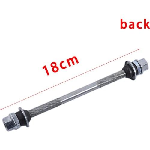 150/180mm Bicycle Wheel Hub Axle Front Rear Steel Solid Spindle Shaft Vintage Front/rear Axle Lever Bike Repair Tool Accessories