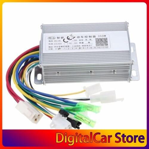 350W 36V/48V Waterproof Design Brush Speed Motor Controller for Electric Scooter Bicycle E-Bike Tricycle Controller New