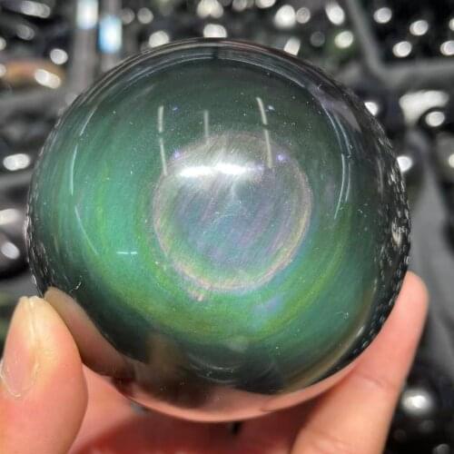 40-100mm Natural Crystal Color Obsidian Crystal water Balloon energy heals 1
