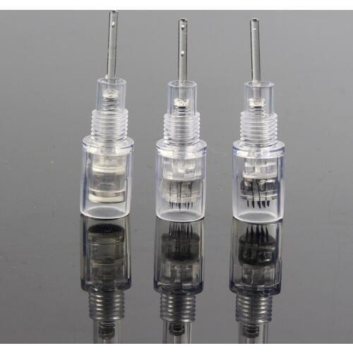 50pcs 8mm Screw Microneedling Cartridge For Charmant Machine Meso Needle cartridge Replacement bb glow needle tips