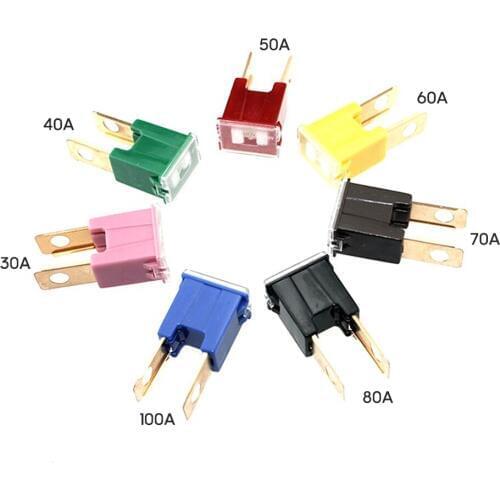 Car Fuse 30A JCASE FMX Pal Male Slow Blow Car Auto Fuse for Nissan Mazda H-o-n-d-a T-o-y-o-t-a