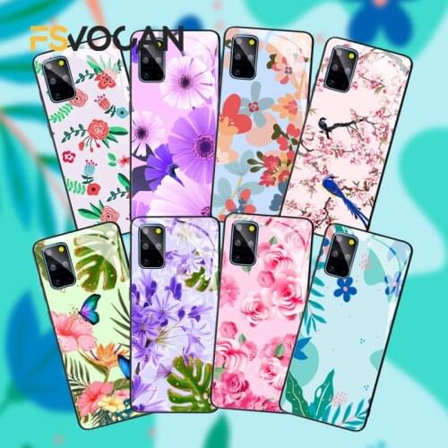 Summer Flowers Phone Case For Samsung Galaxy S21 S20 FE S10 Plus A71 70 A51 50 Note 20 10 Ultra Colorful Floral Rose Daisy Cover