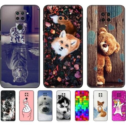 For Xiaomi Redmi Note 9S Case Note 9 Soft Silicon Phone Cover For Redmi Note 9 Pro Back Note9S Note9Pro Note9 bag black tpu case