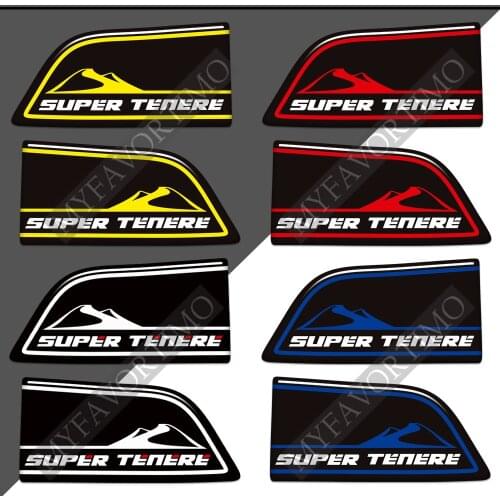 For YAMAHA SUPER TENERE 1200 XT Z XT1200ZE XT1200Z WORLD CROSSER Kit Trunk Luggage Cases Tank Pad Protector Stickers Decal