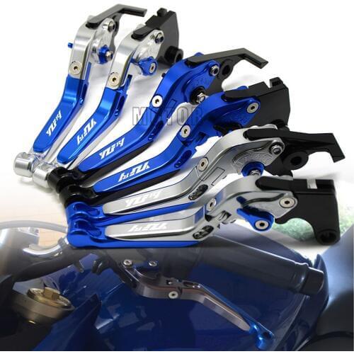 For Yamaha YZF R1/R1M 2015-2018 2016 2017 2019 2020 CNC Motorcycle Adjustable Extendable Brake Clutch Levers YZFR1 YZFR1M R1 M