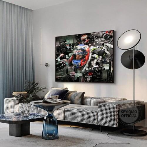 F1 Formula Grand Track Sport Cars Wall Art Poster And Prints Canvas Painting For Home Living Room Decor No Frame Cuadros