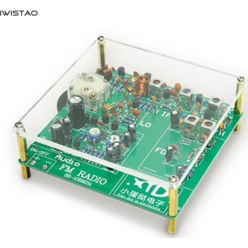 IWISTAO FM Radio Tuner Finished Board Fully Separated Components DC6V Battery Supply Free Shipping