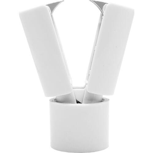 White Staples Remover with Silver Stainless Steel Jaws Staple Puller Removal Tool for Standard 26/6 24/6 10# Staples Removing