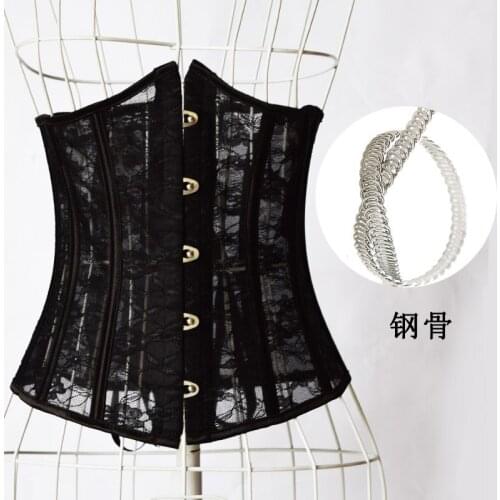 Corsets Corset Court Garment Breathable Jacket All Steel Lace Tunics Closed Chest Corset Wedding Dresses Summer Thin Waist