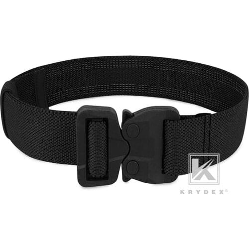KRYDEX Tactical Leg Strap For Leg Drop Holster 1.5" Quick Release Buckle Elastic Thigh Strap For Shooting Hunting Airsoft Black