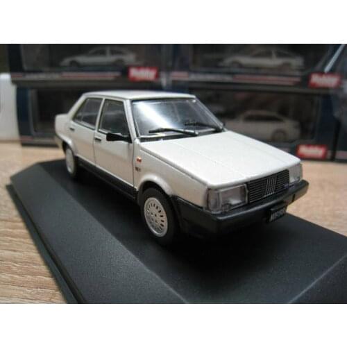 Diecast Model Car 1/43 Scale FIAT 1987 Alloy Adult Collection Vehicle Mini Toys Souvenir Ornaments Display Gifts Decoration