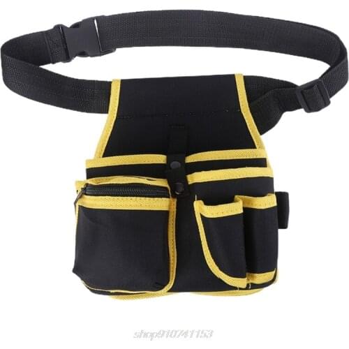 Multifunctional Tool Pouch Hardware Electrician Toolkit Drill Holster Waist Wrench Screwdriver Tool Bag M10 21 Dropshipping