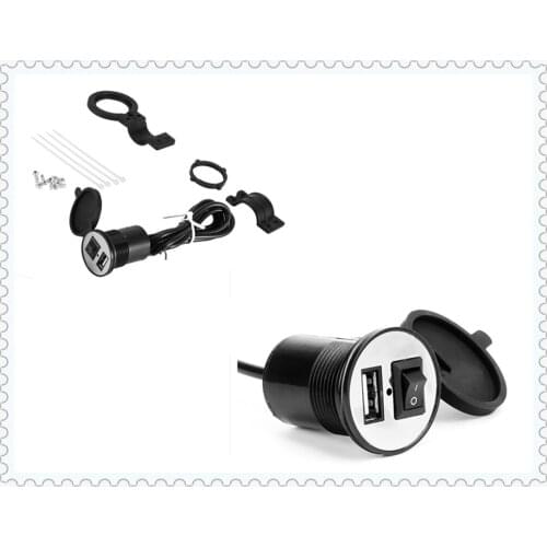 Motorcycle USB mobile phone charger power supply waterproof for SUZUKI RM85 RM125 250 RMZ250 RMZ450 RMX250R S DRZ400R