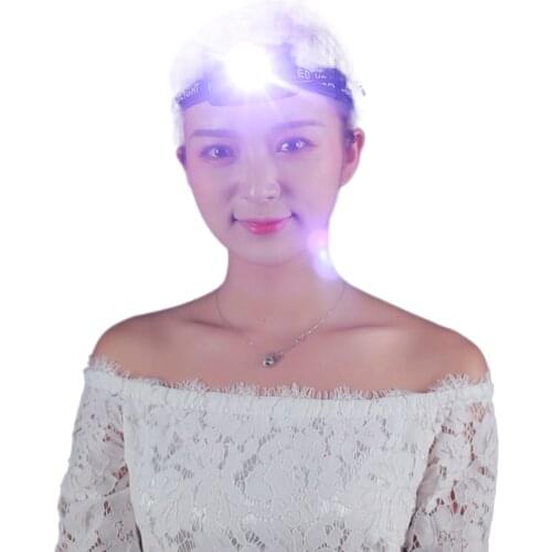 The head-mounted headlight bright glare rechargeable trumpet fishing special lightweight zoom induction lamp led Yediao