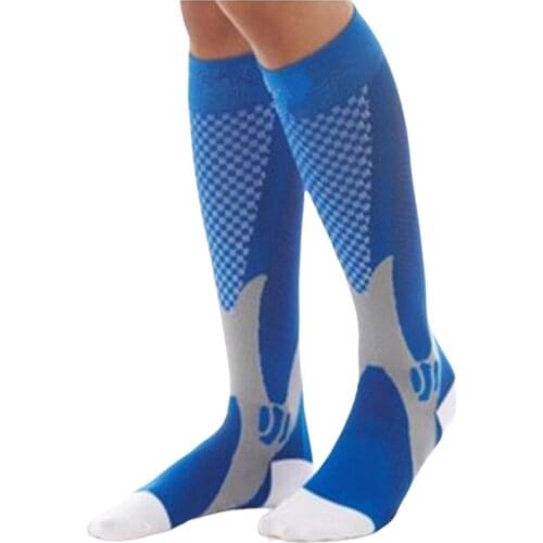 New Arrival Women Running Compression Socks Stockings Men Sports Socks for Marathon Cycling Football Varicose Veins Rugby Socks