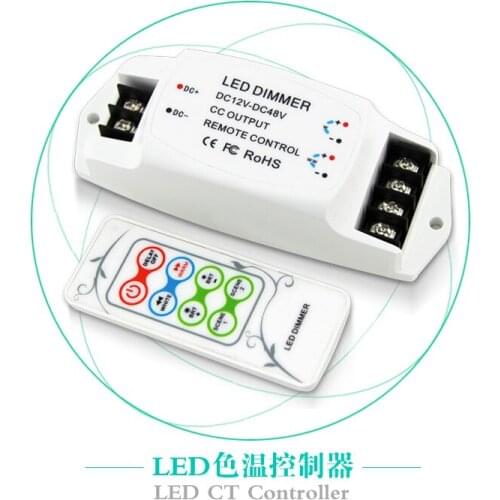 Single color strip led dimmer with RF remote BC313