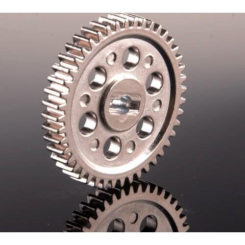 Silver Aluminum Spur Gear 44T 05112 For RC 1/10 HSP Off-Road Buggy Spare Parts