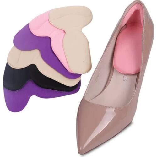 1Pair T-Shape High Heel Grips Liner Arch Support Orthotic Shoes Insert Insoles Foot Heel Protector Cushion Pads for Women