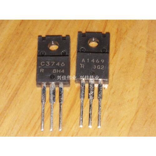 10pcs 5pairs 2SA1469 2SC3746 (5PCS A1469 + 5PCS C3746) PNP New Original